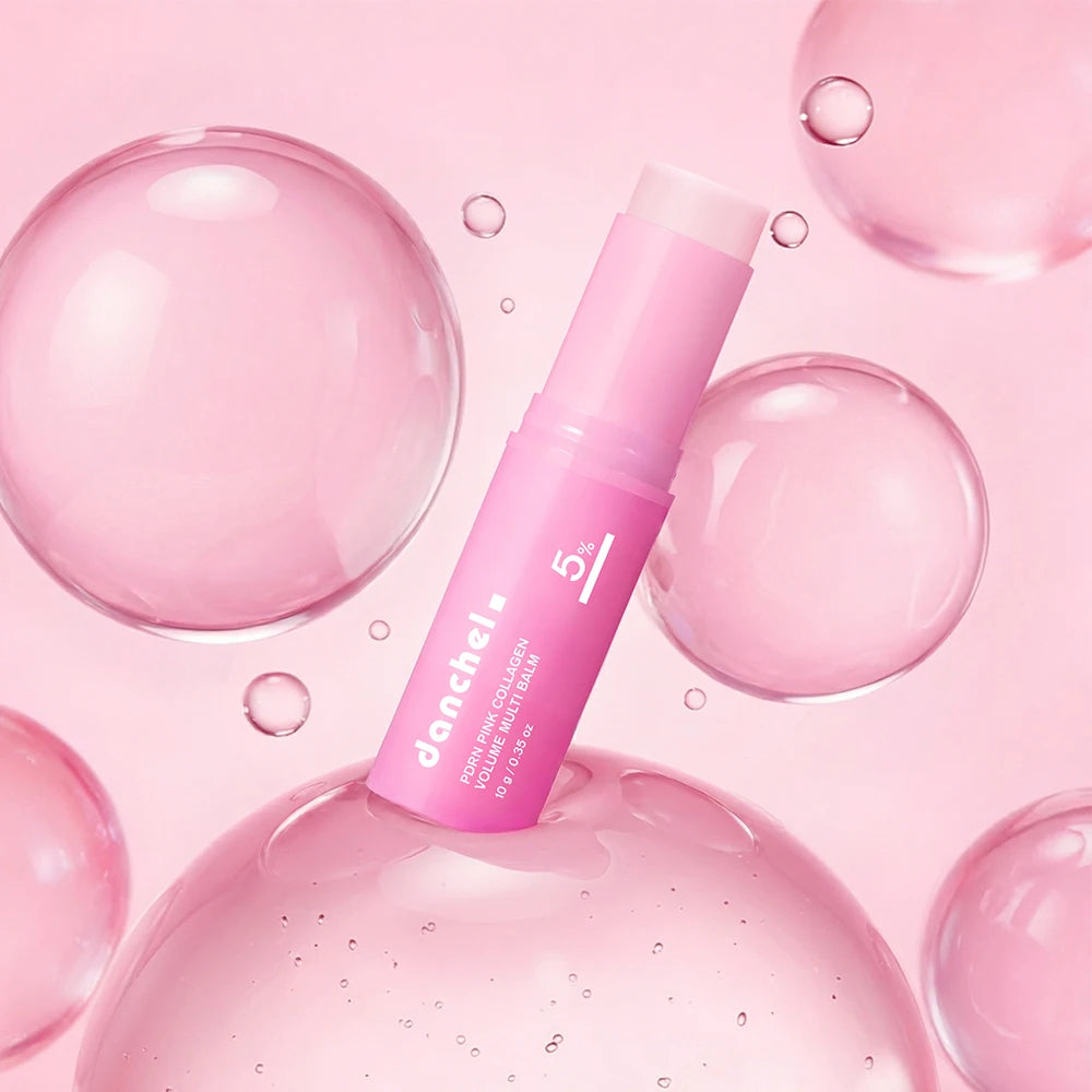 Pink Collagen Glow Balm Stick | Hydrating & Firming Moisturizer