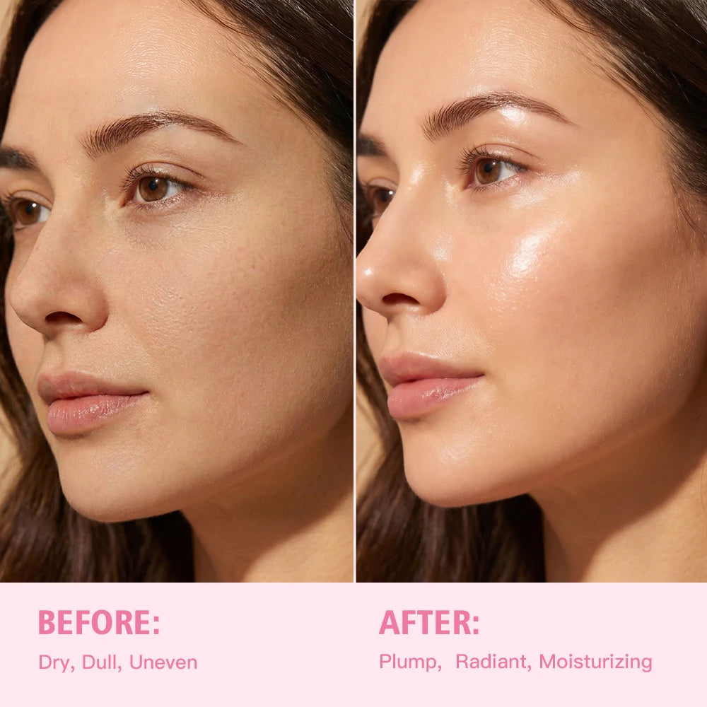 Pink Collagen Glow Balm Stick | Hydrating & Firming Moisturizer